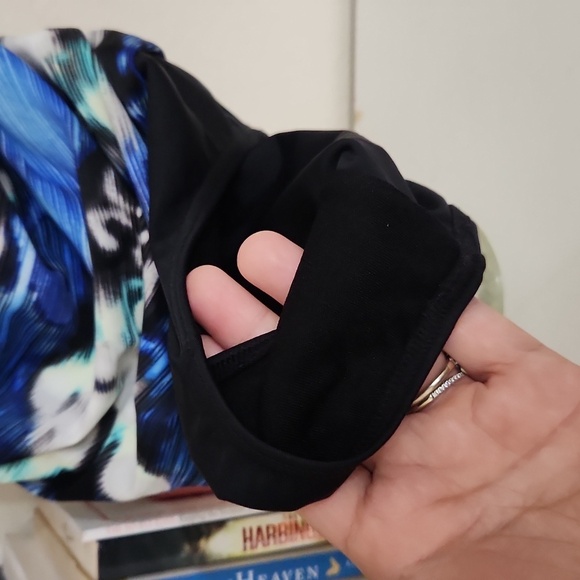 Christina Black and White Swimsuit Size 10 Medium Beach Pool Party Cruise - Picture 5 of 9